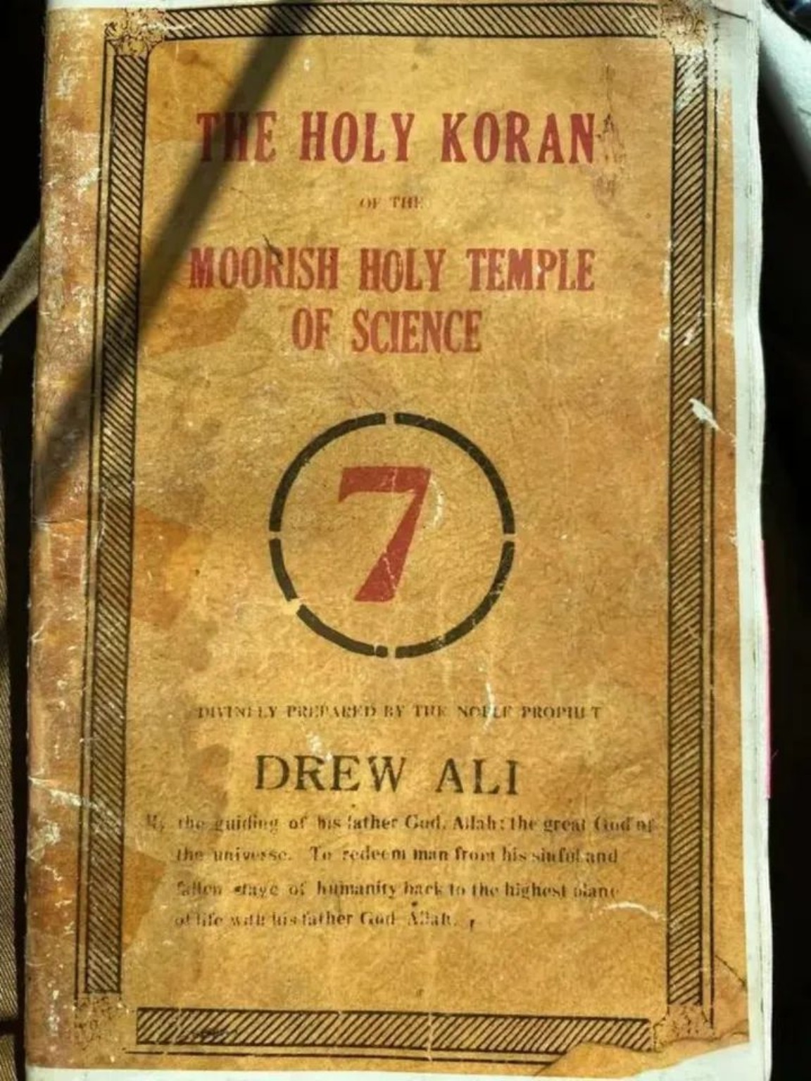The Holy Koran of the Moorish Science Temple of America