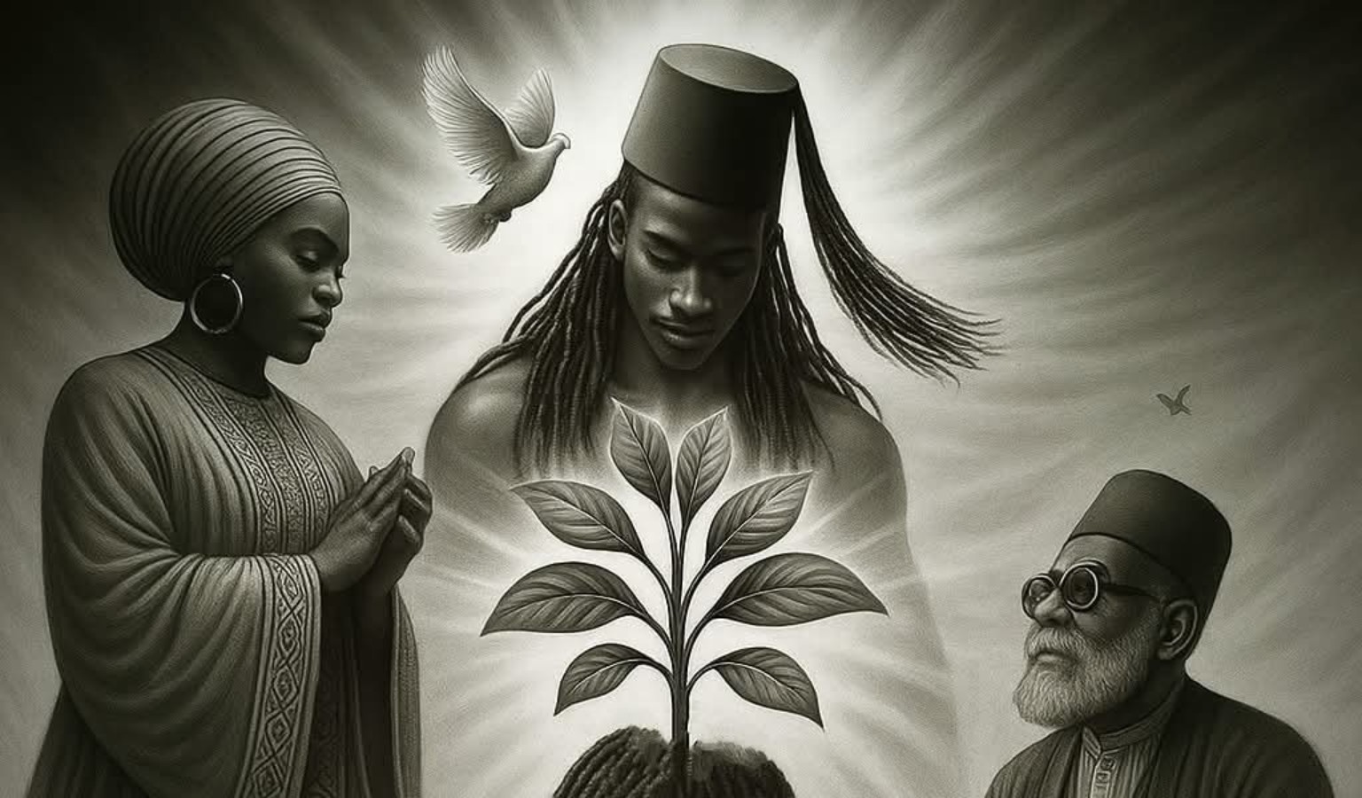Illustration of growth, study, and guidance